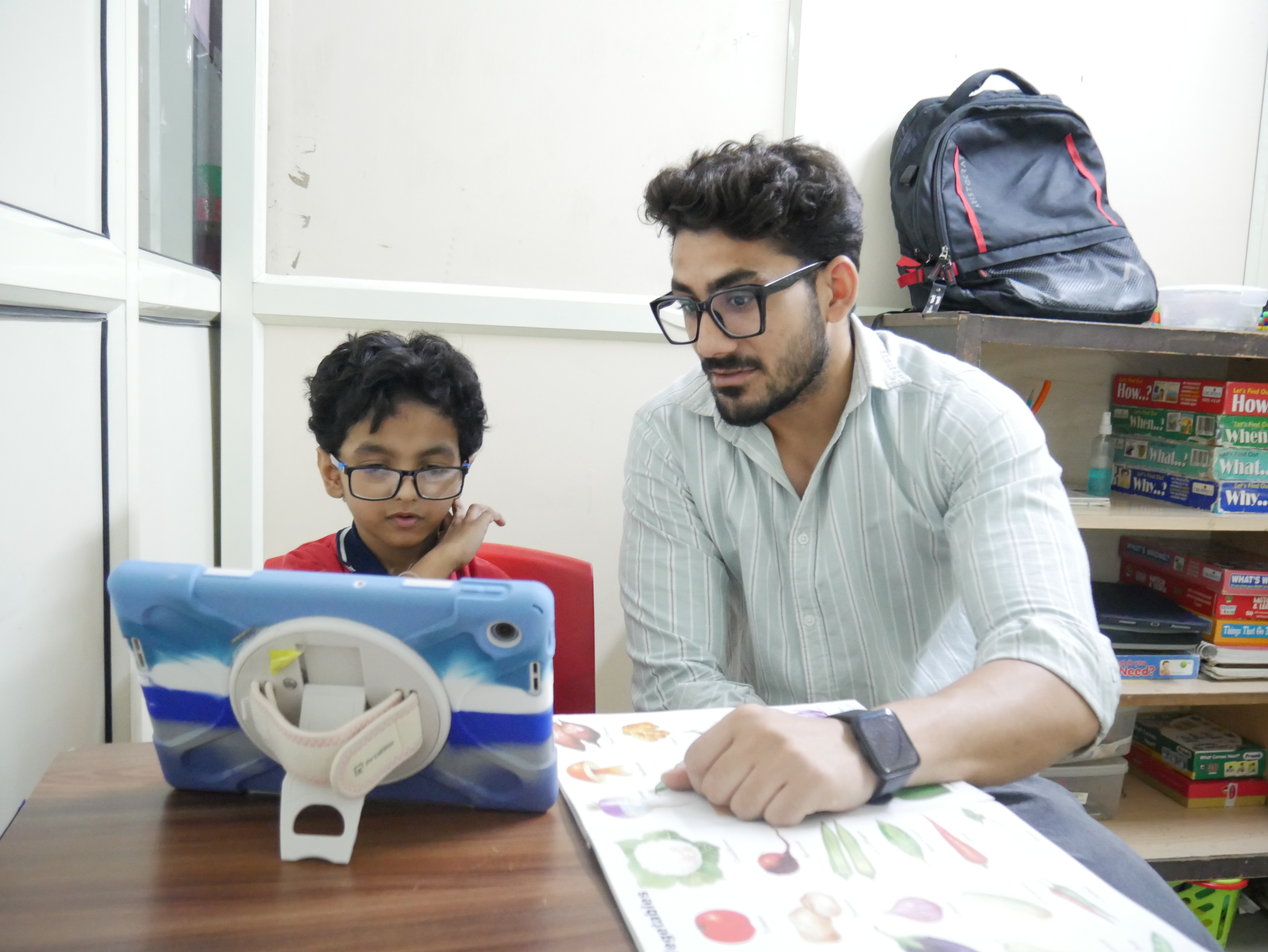 Speech Therapy session at Ignited Minds Special School, Rohini Delhi